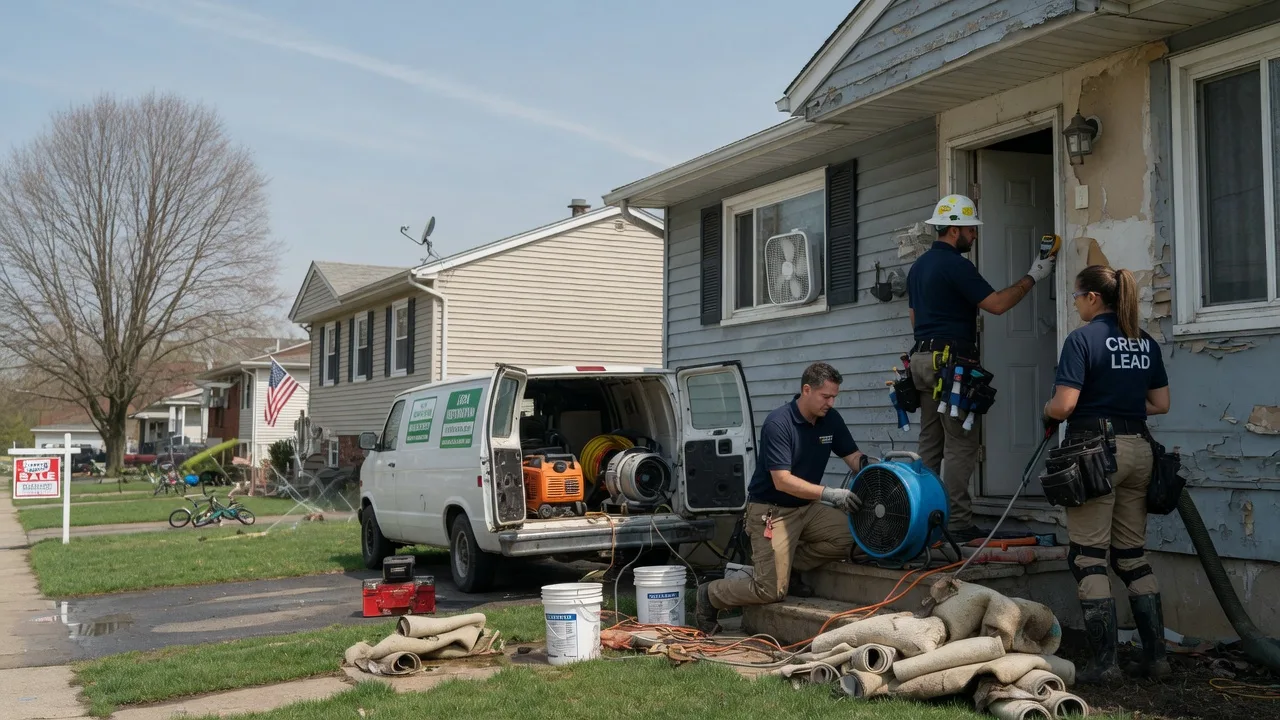 Flood Cleanup in Crowheart, WY near me